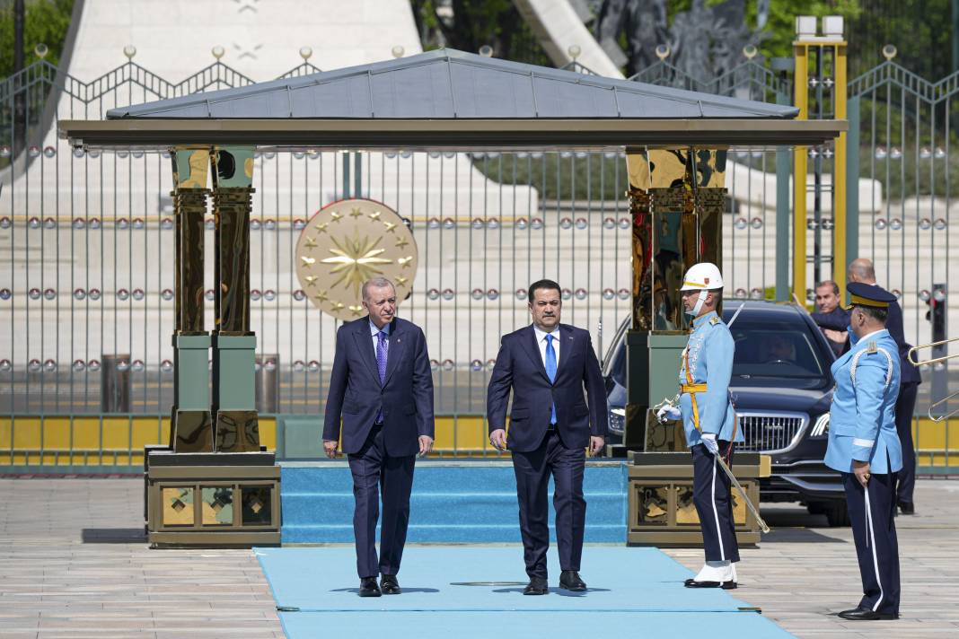 Irak Başbakanı Ankara’da! Külliye’de resmi tören: Sudani’den güç birliği mesajı... - Resim: 27